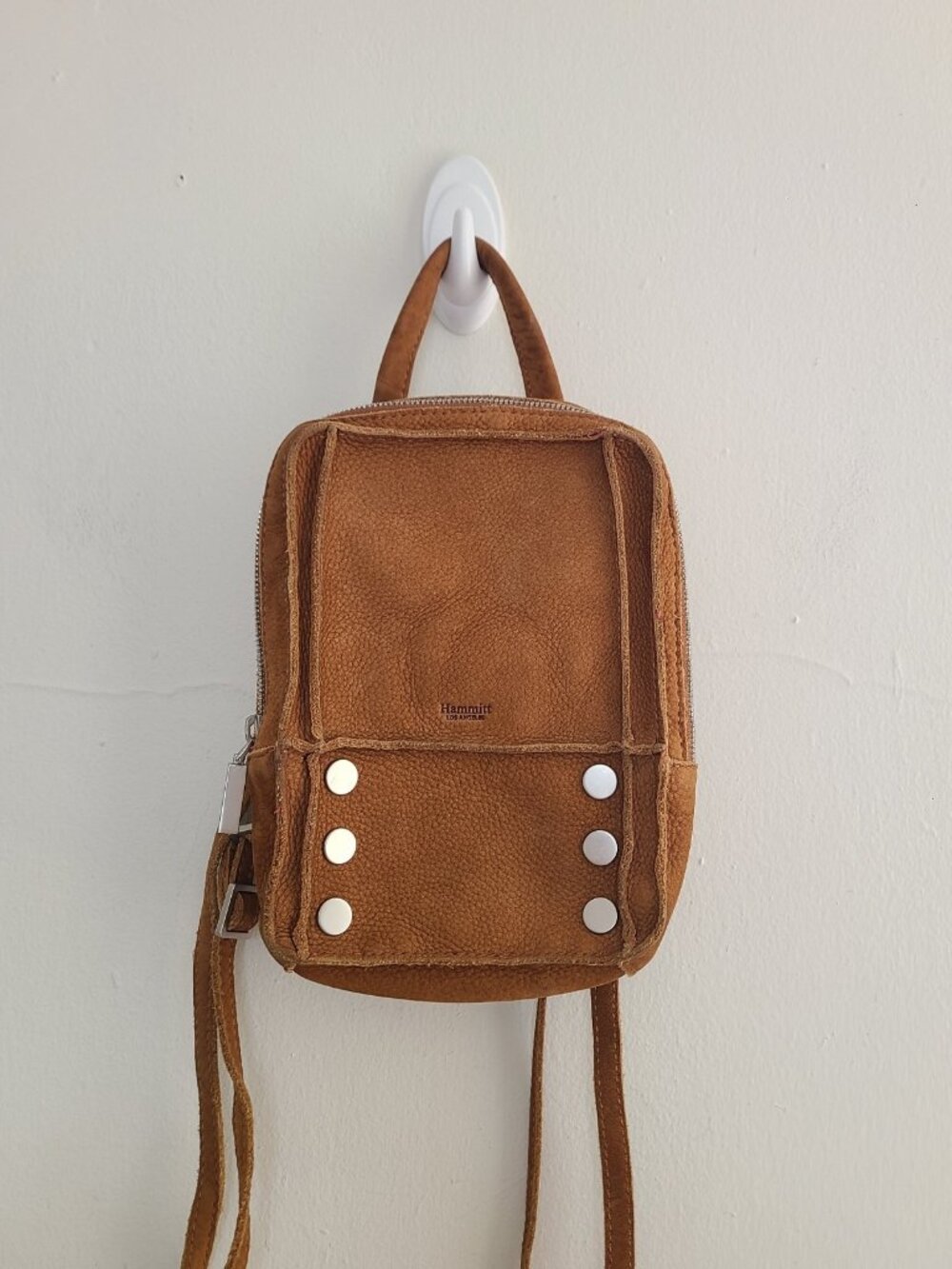 Hammitt Suede Hunter Mini Backpack Brown